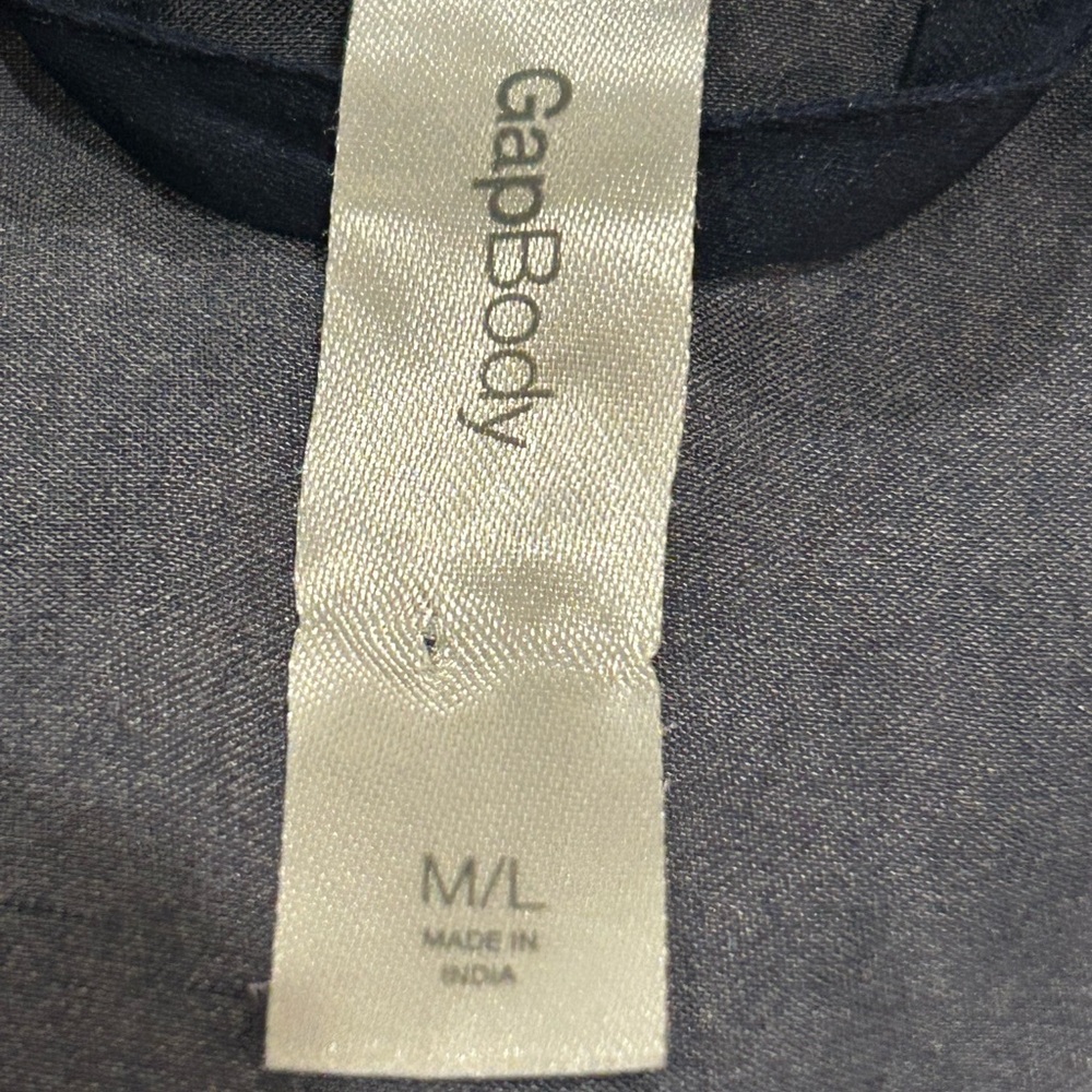 Gap Body Navy Blue Women's Robe with Crane Design - Picture 5 of 7